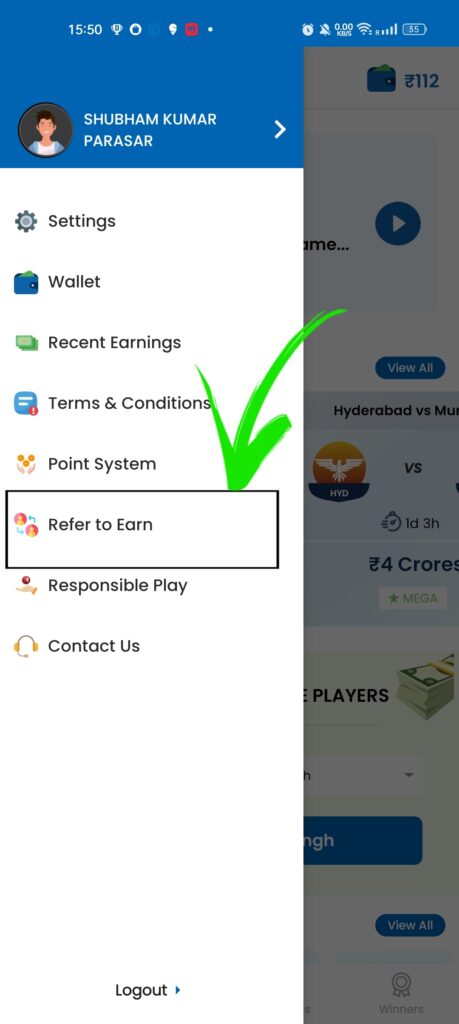 Crickpe Refer & Earn