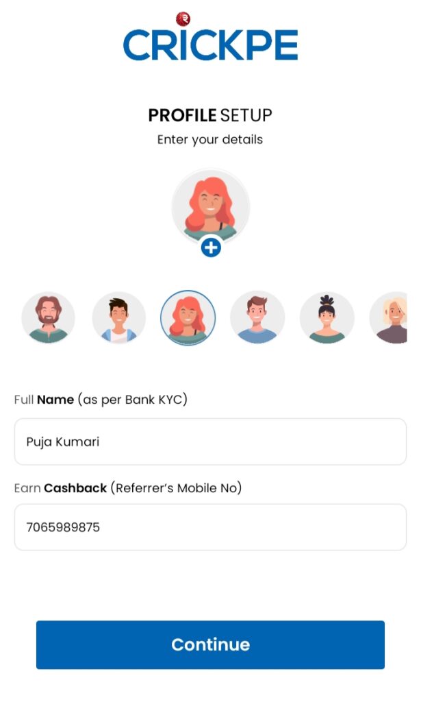 Crickpe Referral Code
