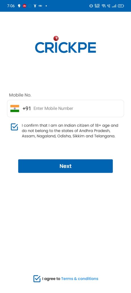 How To Register on Crickpe