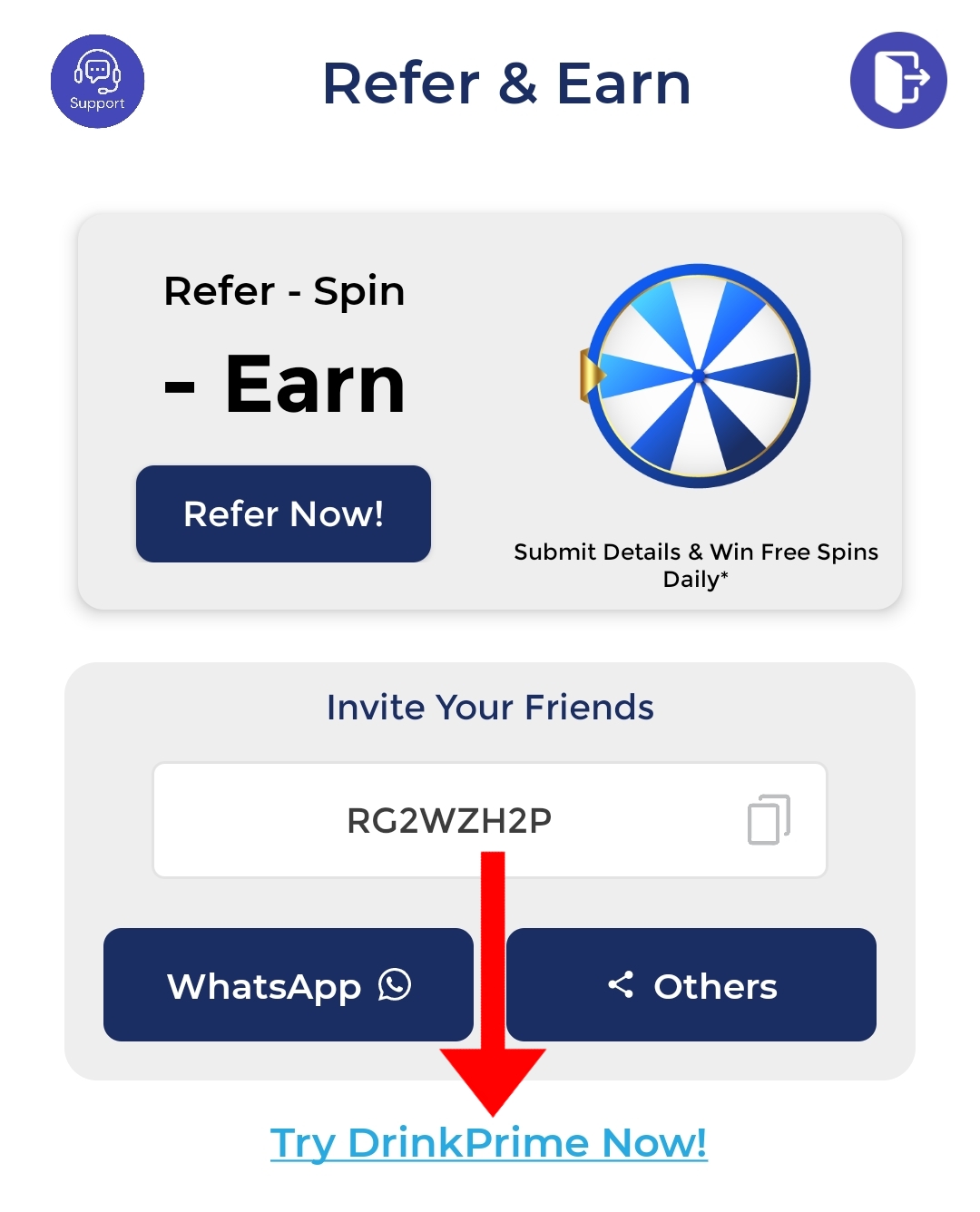 Drinkprime referral code 2025 get free first month subscription