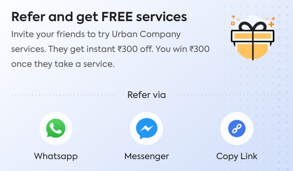 Urban Company Referral Code