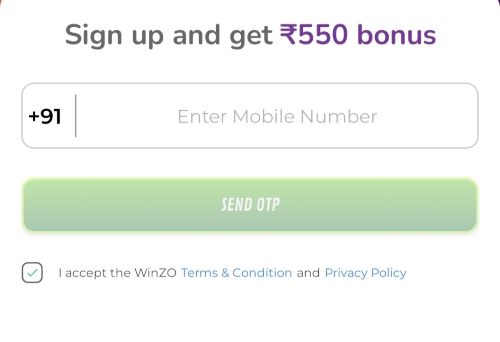 Winzo Referral Code 2023 - Register & Get ₹550 Free