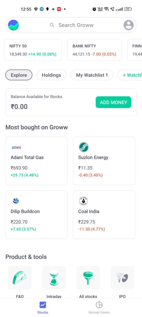 Groww App Referral Link