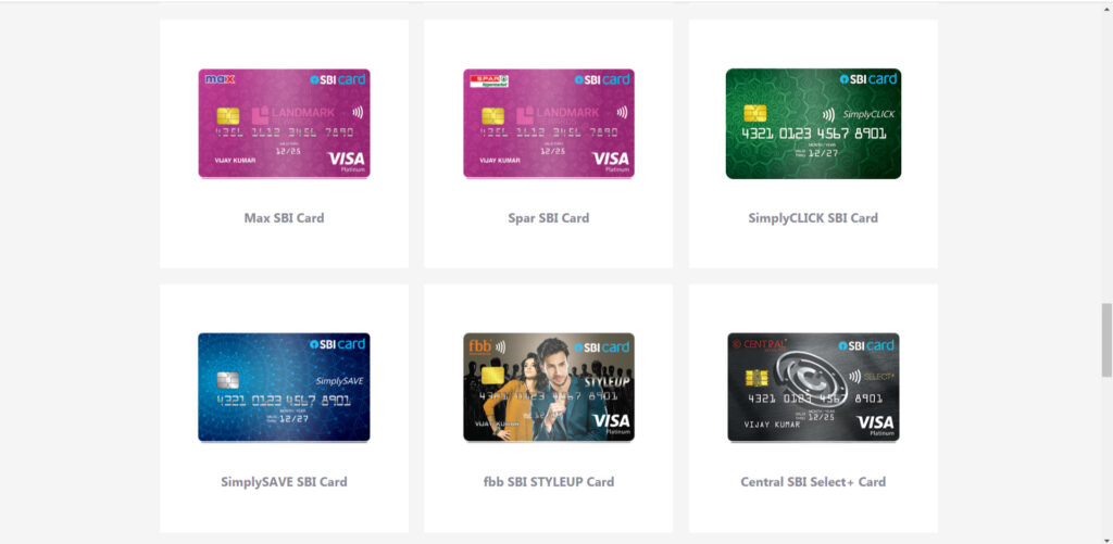 How To Select SBI Card