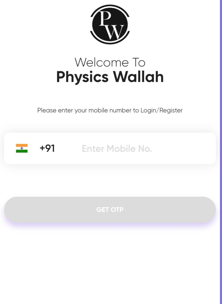 How To Signup On Physics Wallah