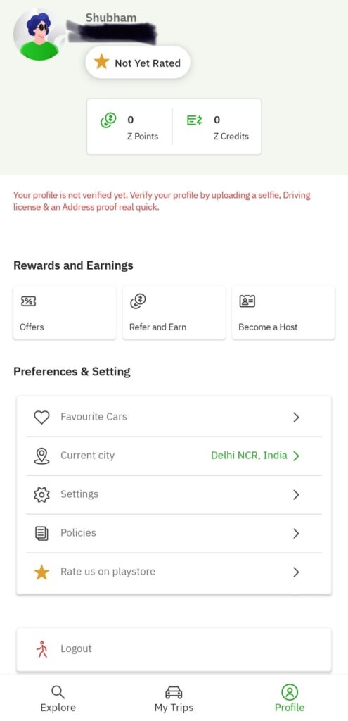 Zoomcar Refer And Earn