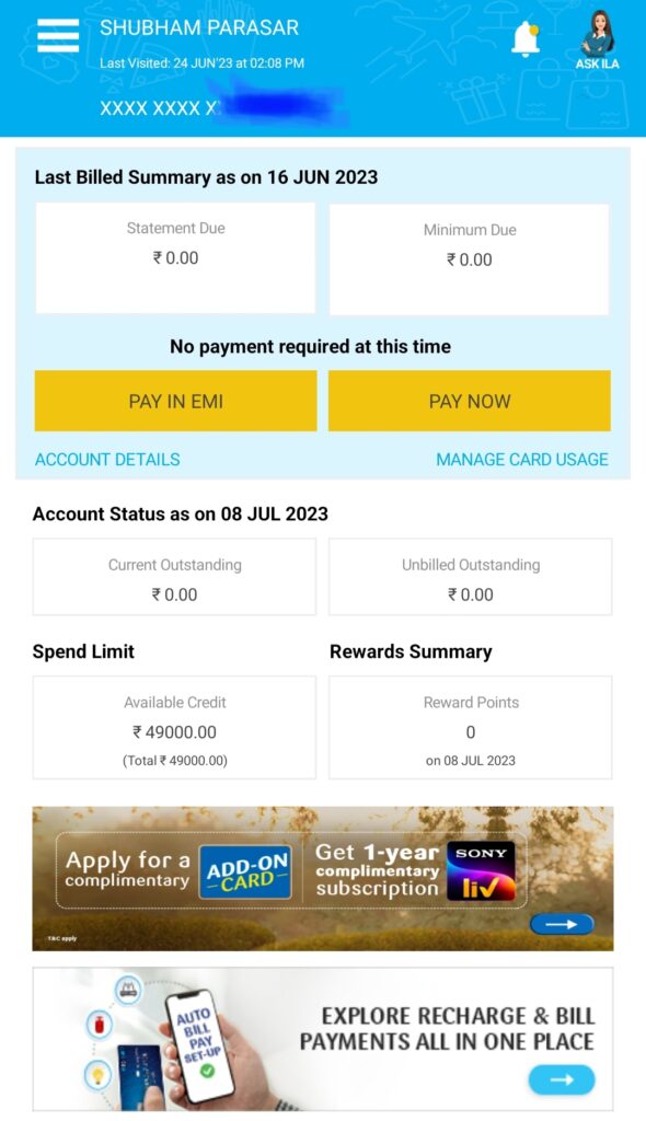 Steps For Refer Your Friends On SBI Card