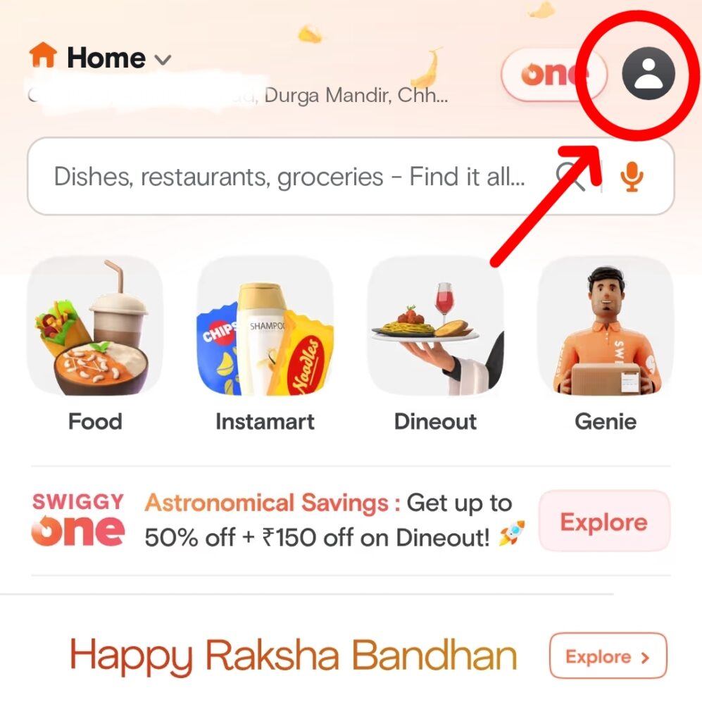 Steps For Referring People On Swiggy App