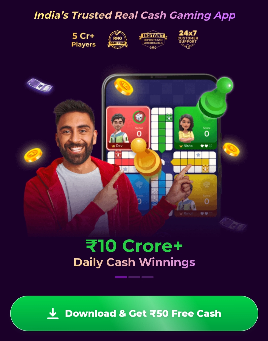 Rush APK Download Get ₹50 Free On Signup