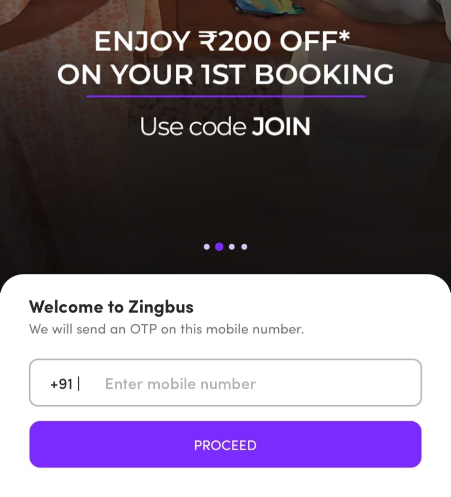 How To signup Zingbus app