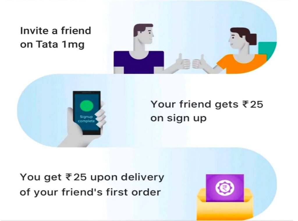 Tata 1mg Refer and Earn Program