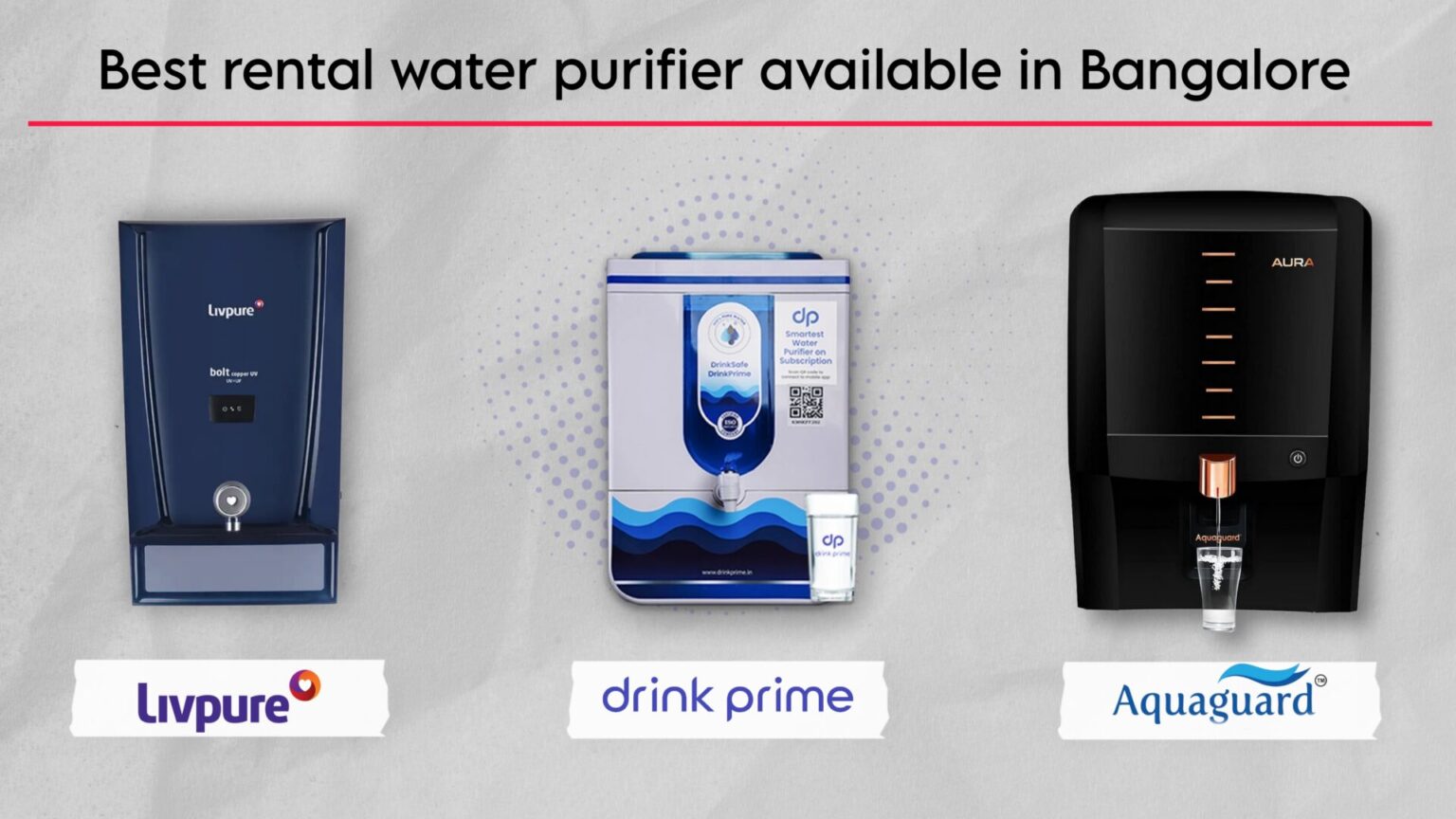 Best Rental Water Purifier Available In Bangalore At ₹333* Monthly